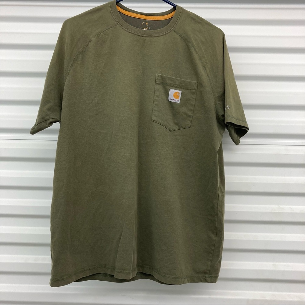 Men’s Large Carhartt Short Sleeve Pocket Tee Shirt Work Wear
